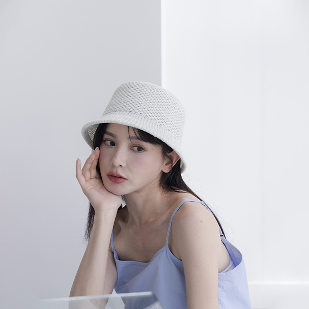 Textured braided round hat, sold in two colors【07020912】in stock+pre-order