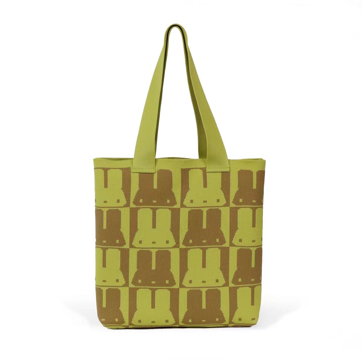 | 米菲兔托特包 綠豆色