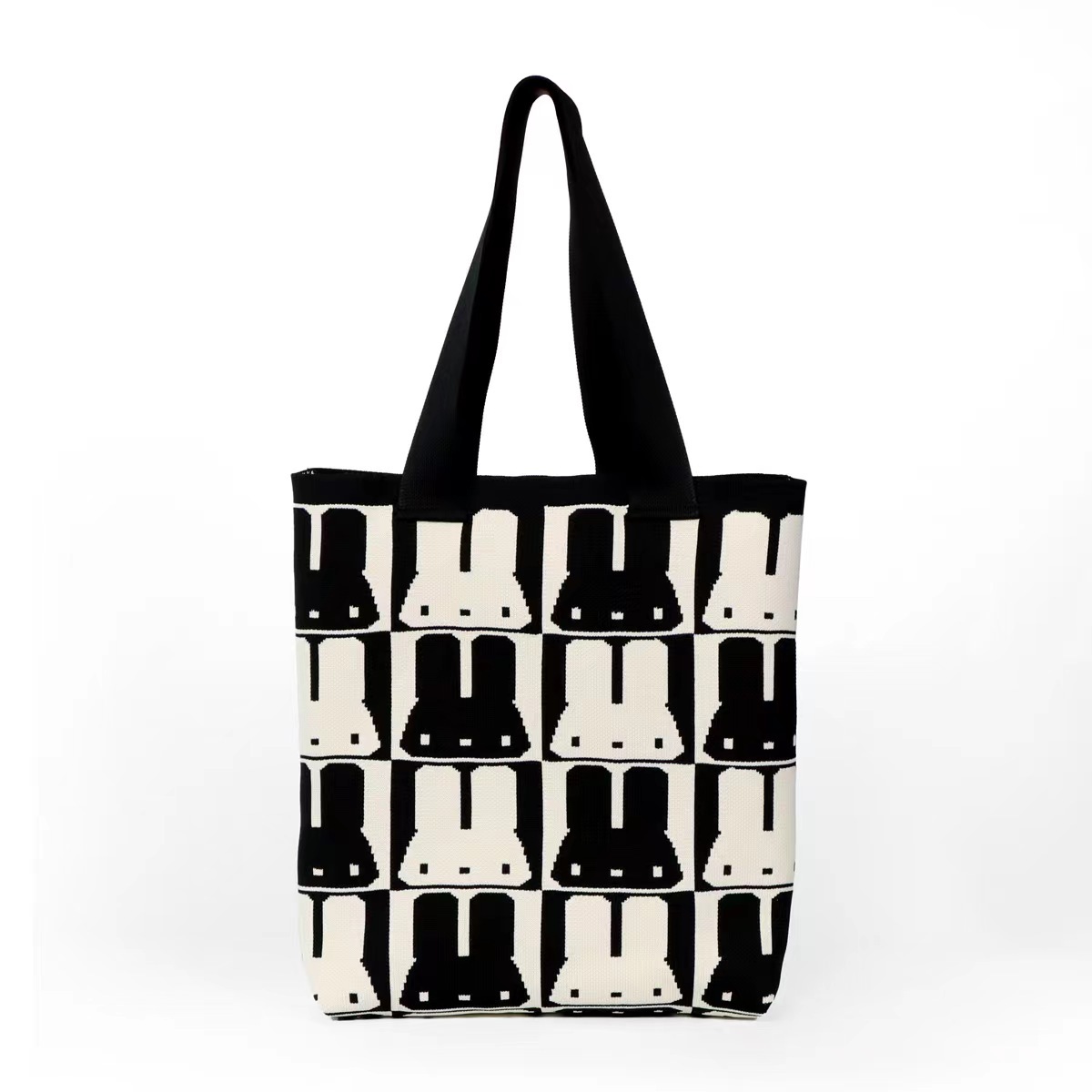 | 米菲兔托特包 黑白色