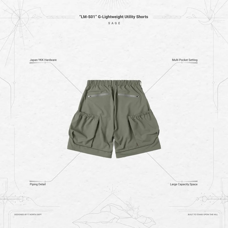 Goopimade LM-S01” G-Lightweight Utility GOOPiMADE - “LM-S01” G-Lightweight Utility Shorts | HBX