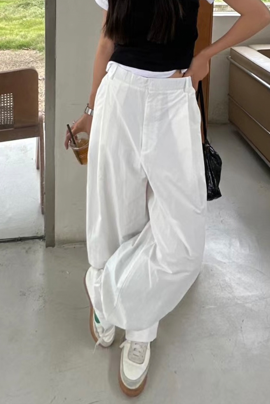 黑白韓系休閒褲*2色