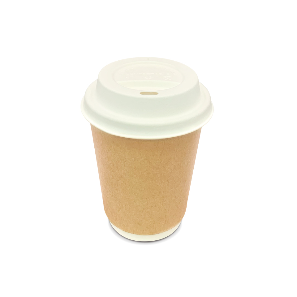 純銀製 杯  12cm 中空雙層防燙牛皮紙杯8oz-500入