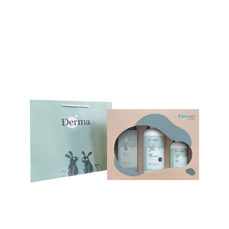 Derma 寶寶經典洗護三件禮