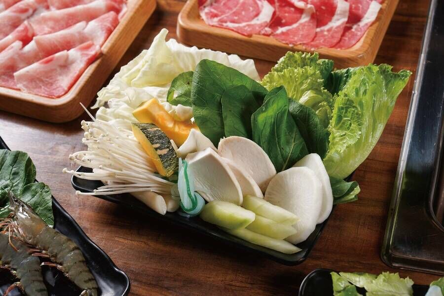 圓砌鴛鴦升降鍋物 餐盤