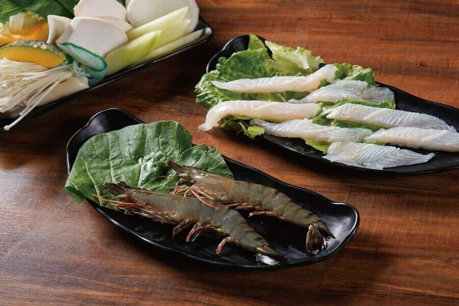 圓砌鴛鴦升降鍋物 海鮮