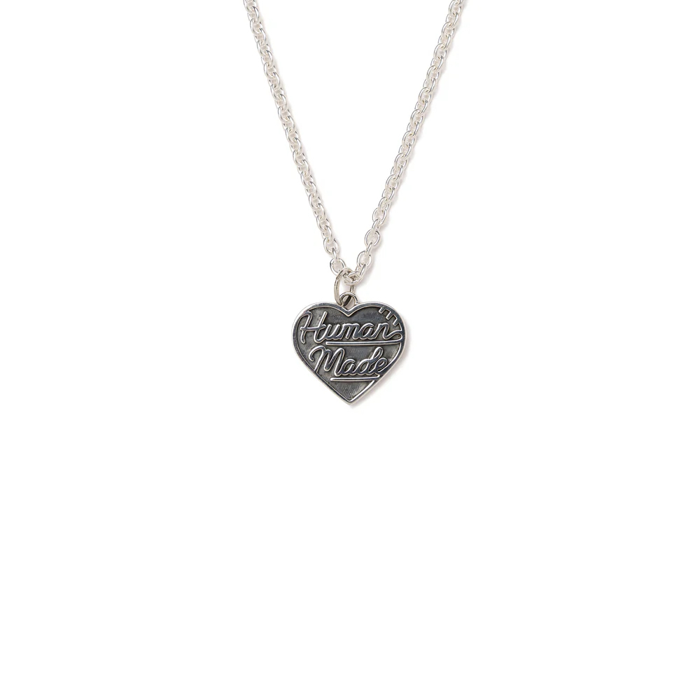 Human Made Heart Silver Necklace 純銀項鍊 銀色 / 黑色  HM28GD067-SIL HM28GD067-BK