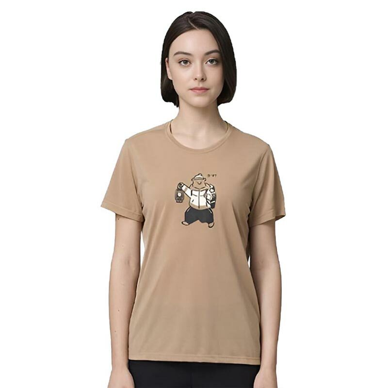 Wildland 荒野 探險熊機能T 中性款 (小麥色) 吸濕/排汗/透氣/彈性 10WB21603