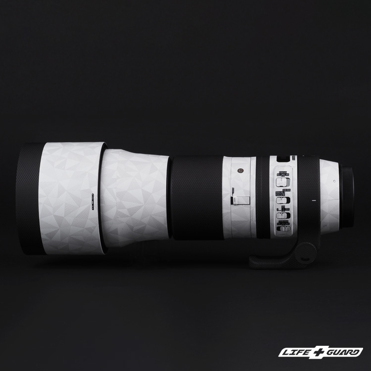 LIFE+GUARD 鏡頭貼膜安裝示意，適用 SIGMA 150-600mm F5-6.3 DG OS HSM