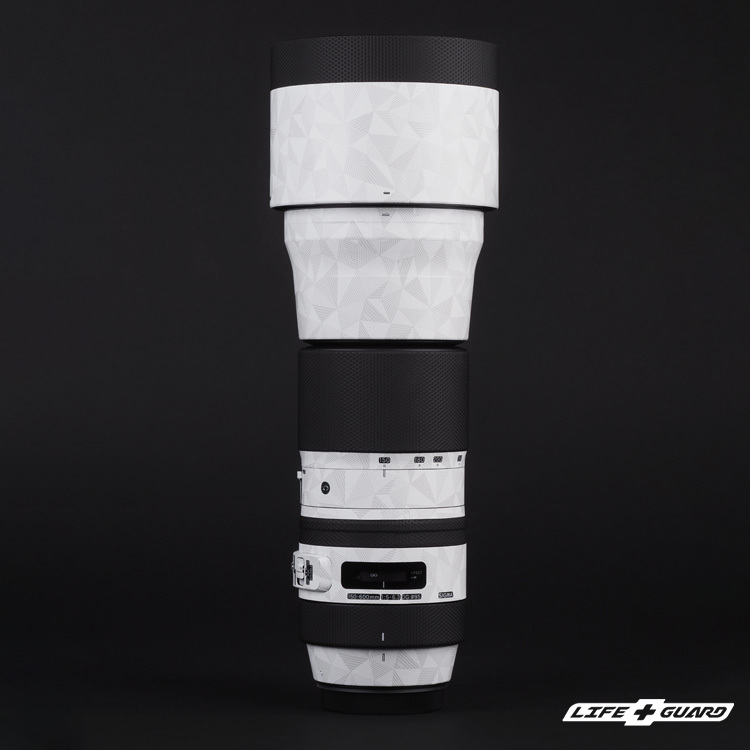 SIGMA 150-600mm F5-6.3 DG OS 貼膜質感特寫，LIFE+GUARD 專機專屬開版