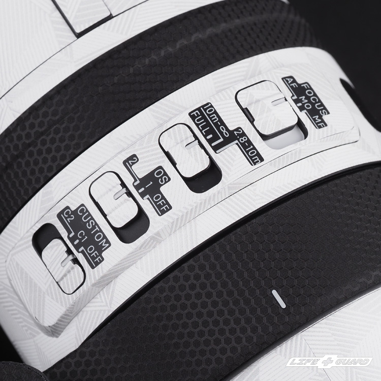 LIFE+GUARD 鏡頭貼膜安裝示意，適用 SIGMA 150-600mm F5-6.3 DG OS HSM