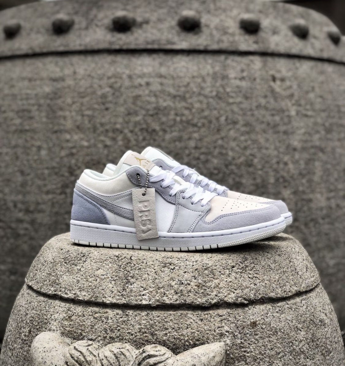 【APAIR】 預購 Nike Air Jordan 1 Low “Paris" 巴黎 白灰藍 男款 AJ1 CV3043-100