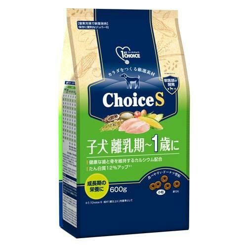 Choice S 幼犬離乳期 1歲 高鈣 高蛋白 雞肉口味 乾糧 600g