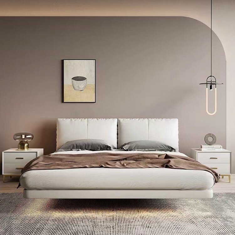 Nova | 超值預購 | 蓬鬆真皮懸浮床檯組