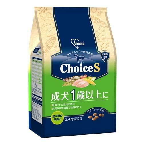 Choice S 成犬 預防軟便配方 雞肉口味 乾糧 2.4Kg