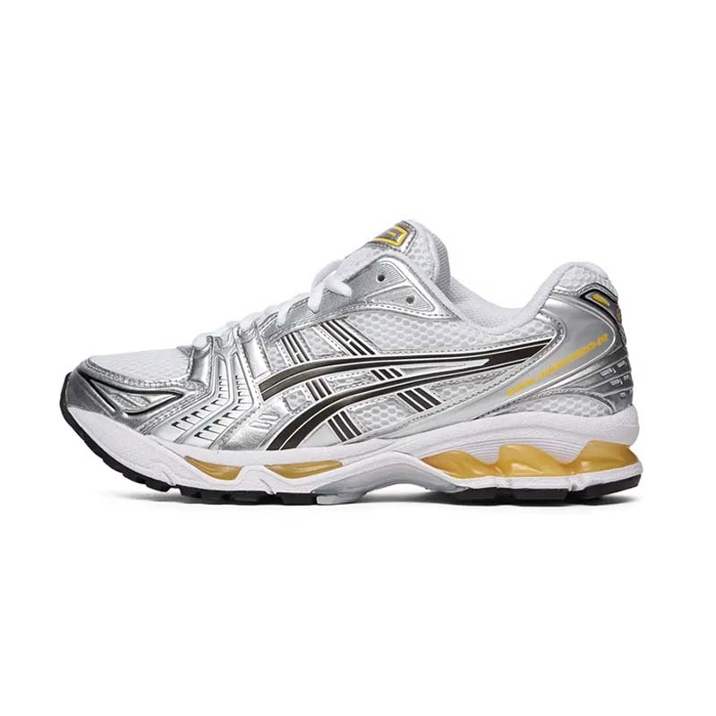 ASICS Gel-Kayano 14 "White Tai Chi Yellow" Gray 銀黃 慢跑鞋 男鞋 1203A537-101 [台灣現貨]