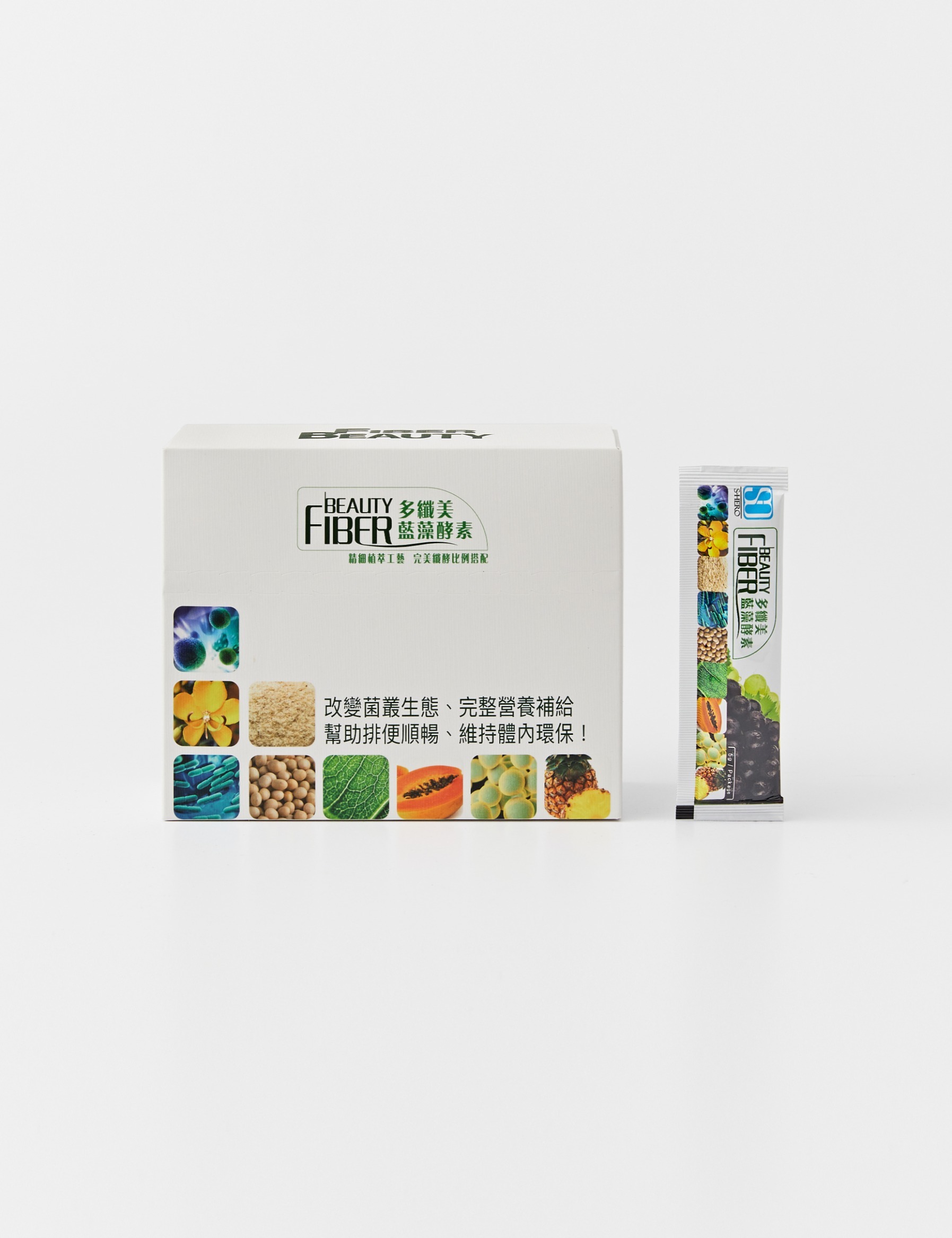 多纖美藍藻酵素(粉)- 一盒