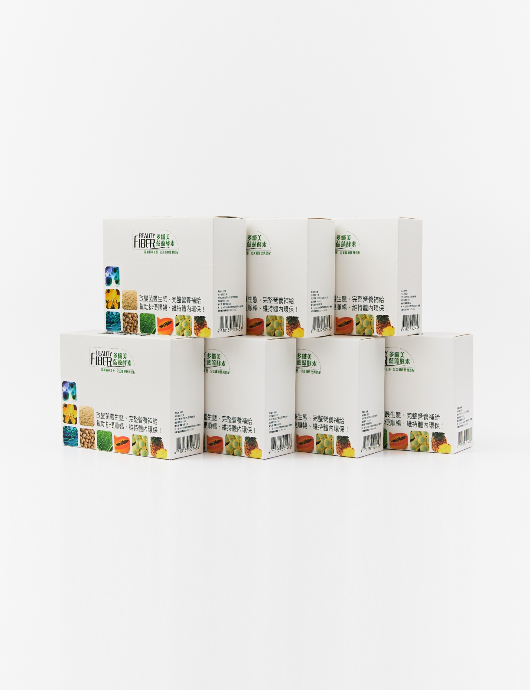 多纖美藍藻酵素(粉)-七盒 贈送8入酵素粉小禮包