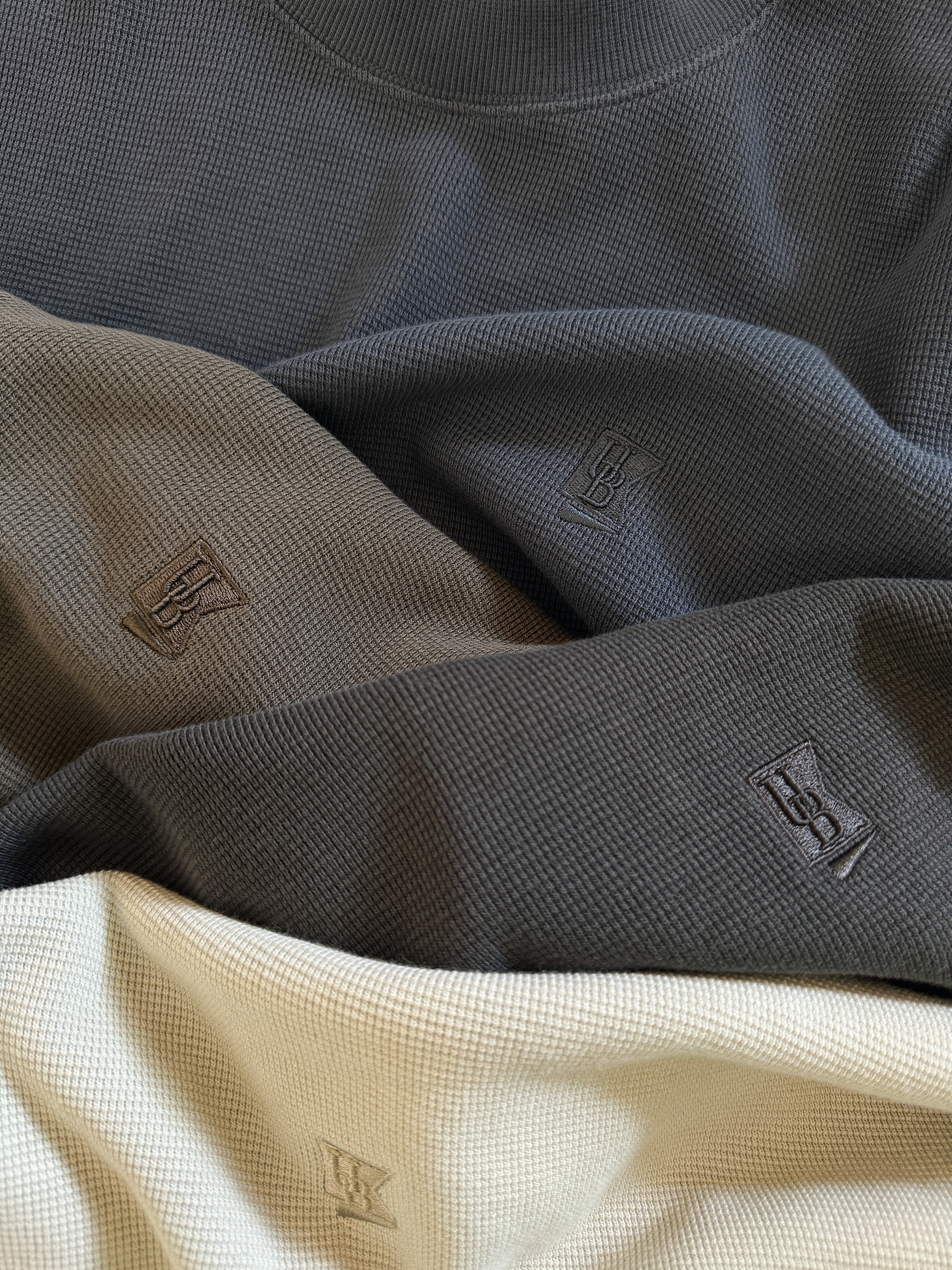 Unbent 24 a/w waffle long sleeve Tee 華夫格長袖