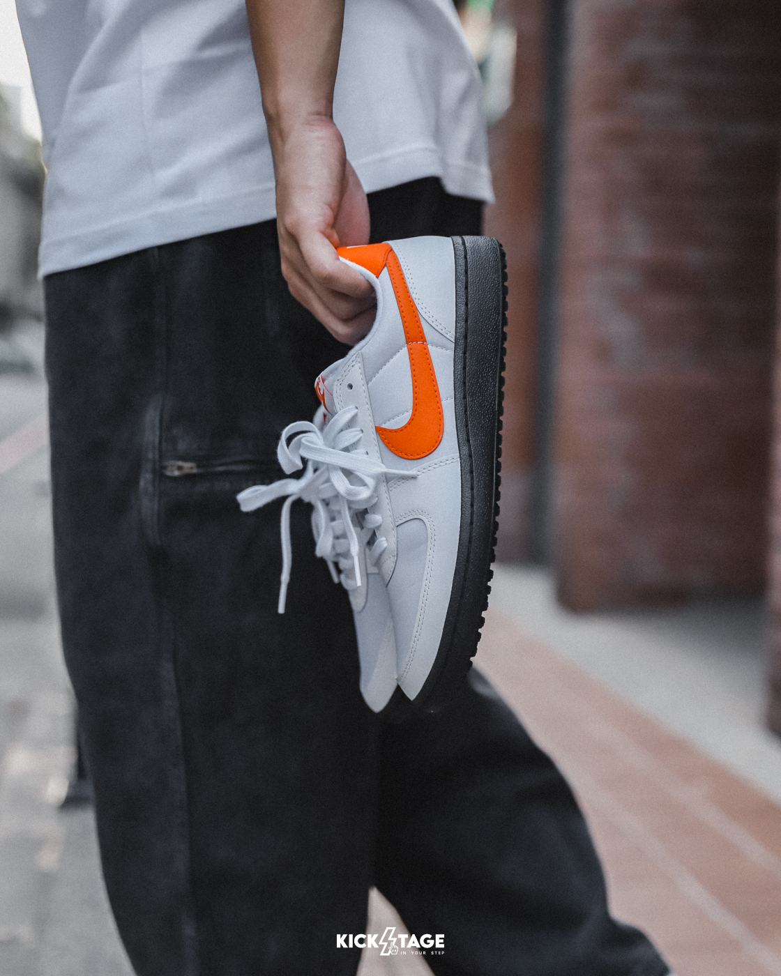 <連線代購商品> Nike Field General 82 白橙色 白橘 扁鞋 小白鞋 低筒休閒鞋【FQ8762-101】 0823