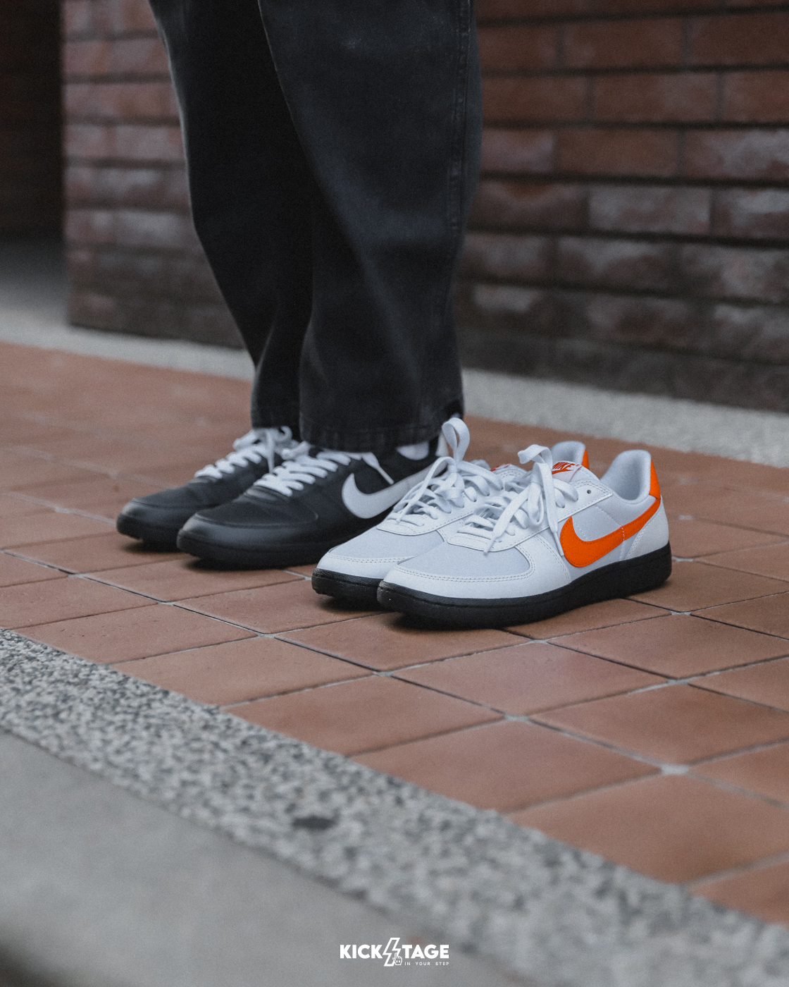 <連線代購商品> Nike Field General 82 白橙色 白橘 扁鞋 小白鞋 低筒休閒鞋【FQ8762-101】 0823