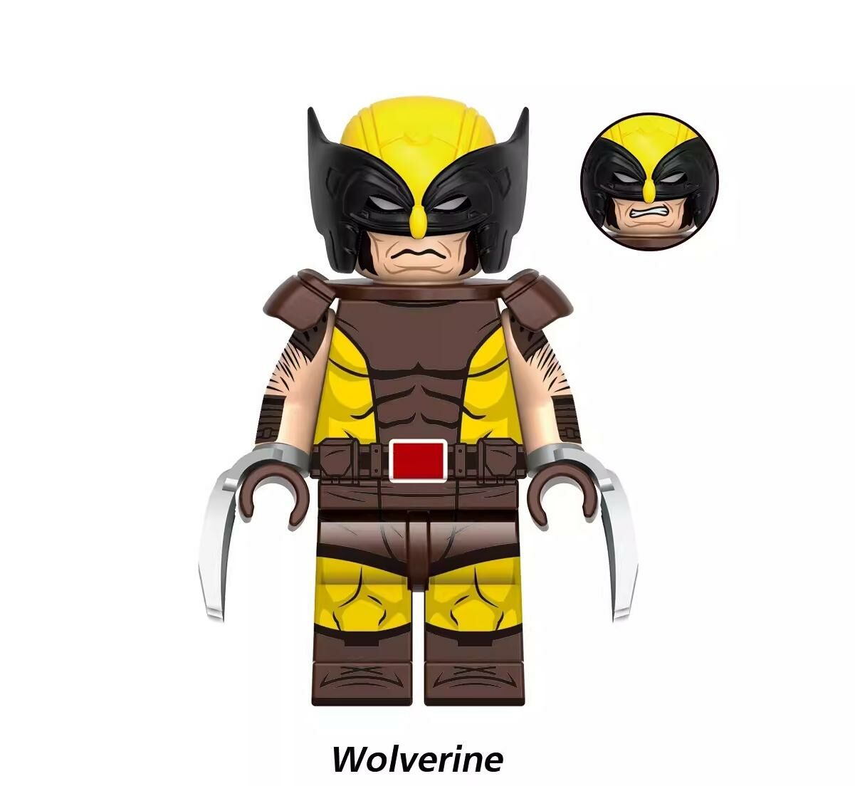 Wolverine Deadpool Marvel Super Heroes Custom Minifigs Minifigures Fit Lego G0173 GH0578