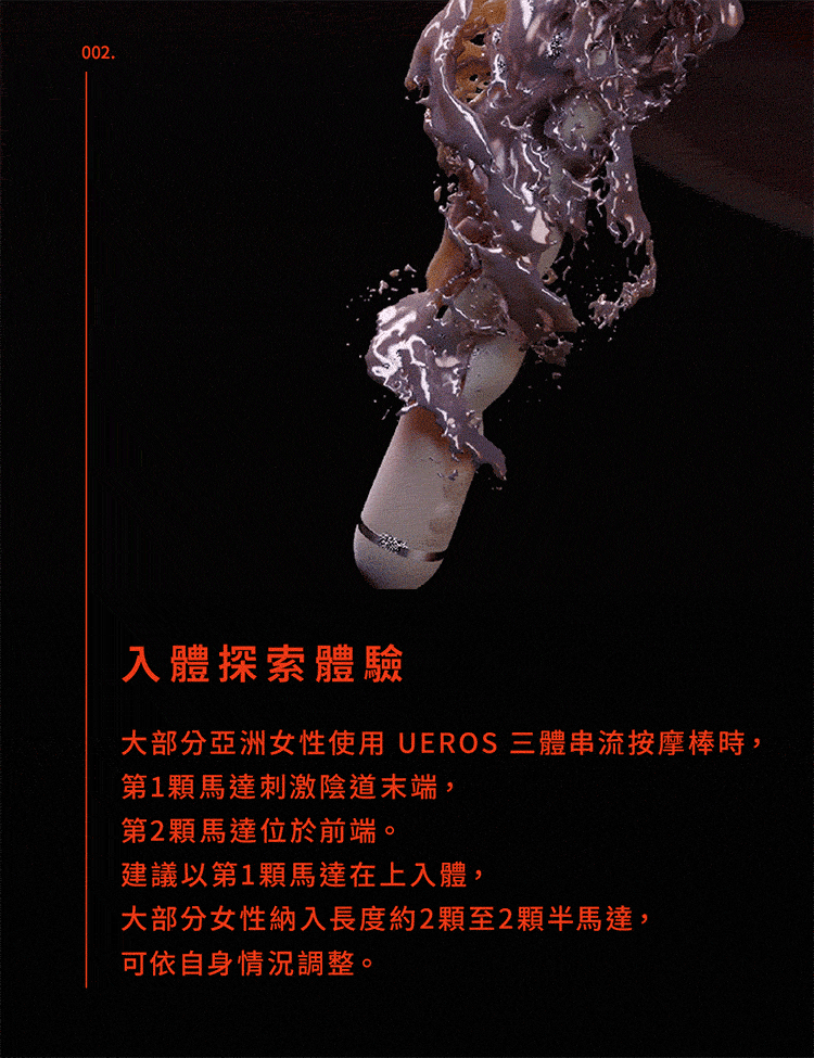 UEROS 三體串流按摩棒