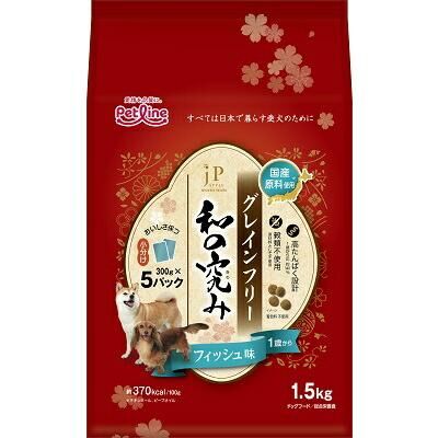 JP style 和之極 一歲 開始 無穀物 魚肉味 犬用乾糧小粒 1.5kg
