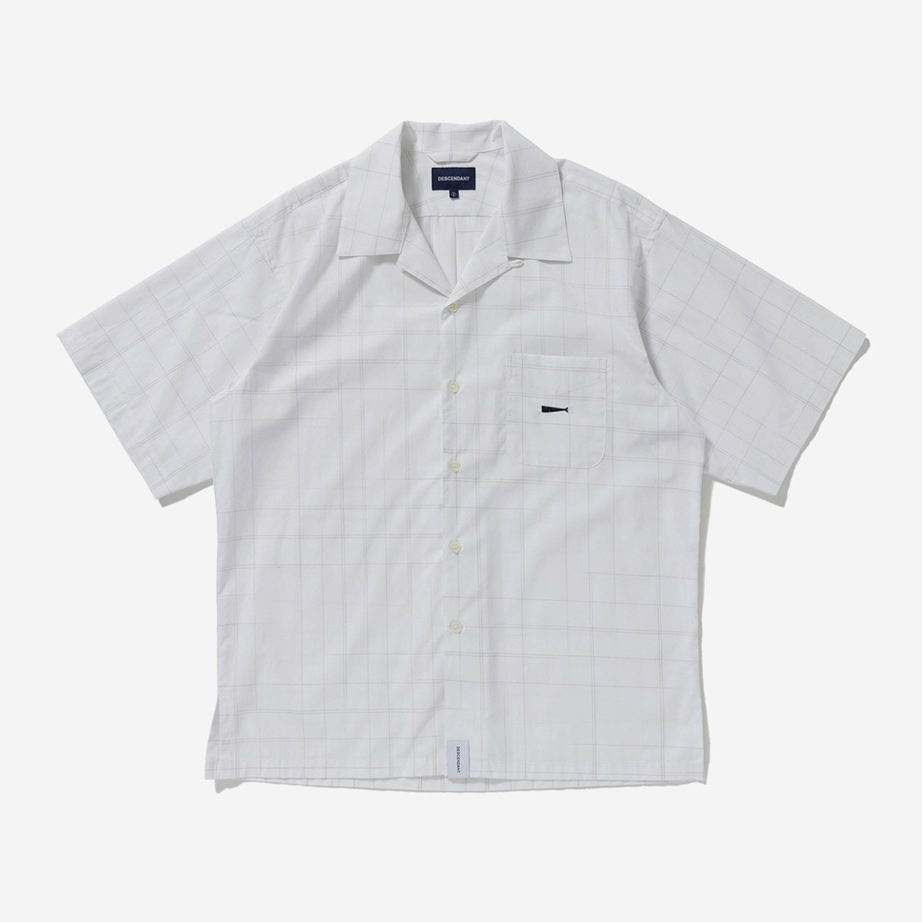2021SS DESCENDANT SEINE TEXTILE SS SHIRT 線條 襯衫 現貨