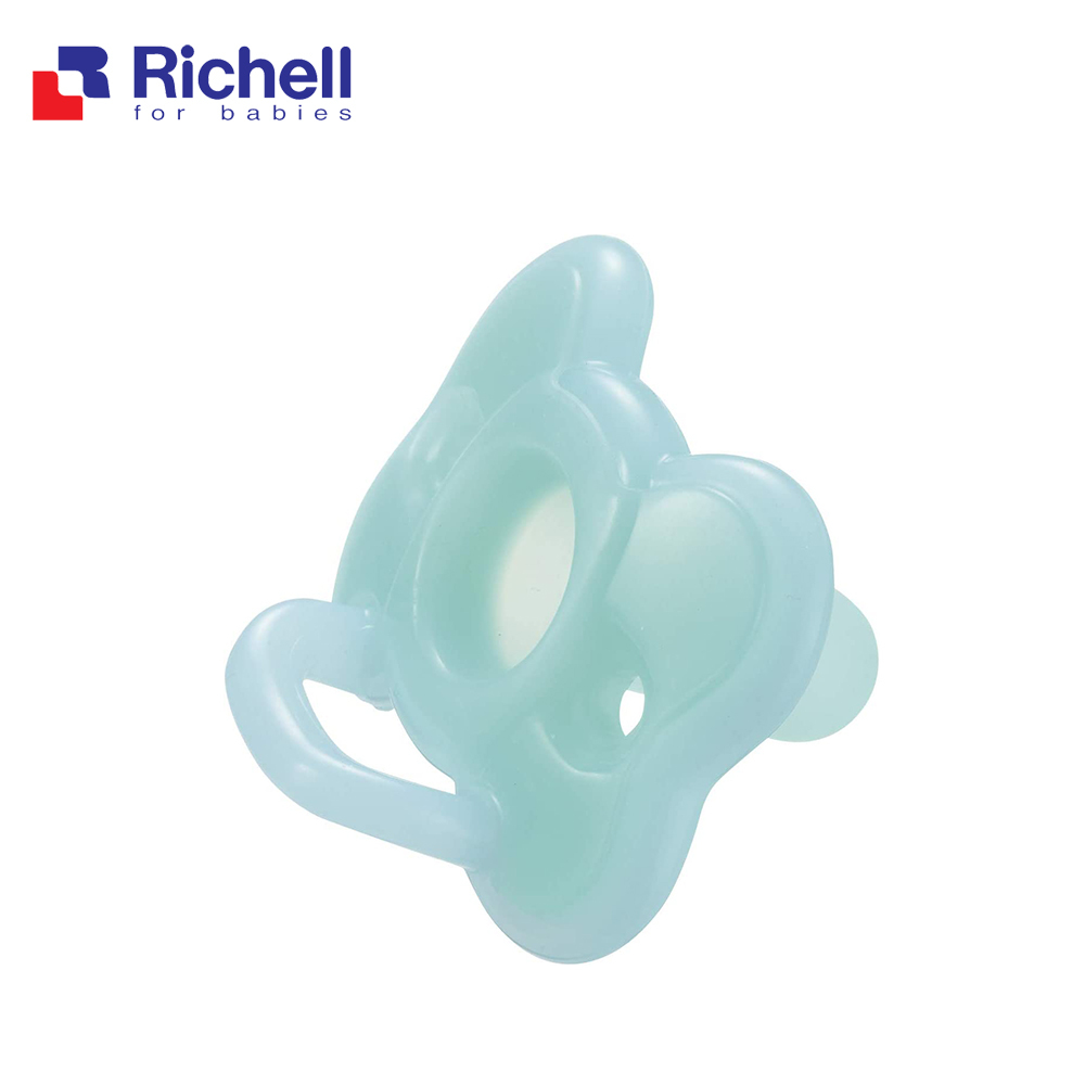 【Richell 利其爾】全矽膠安撫奶嘴 繽紛樂系列 - 3M起 蝴蝶結