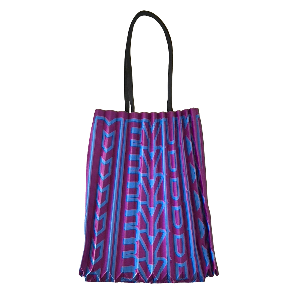 | 字母壓褶包 紫色