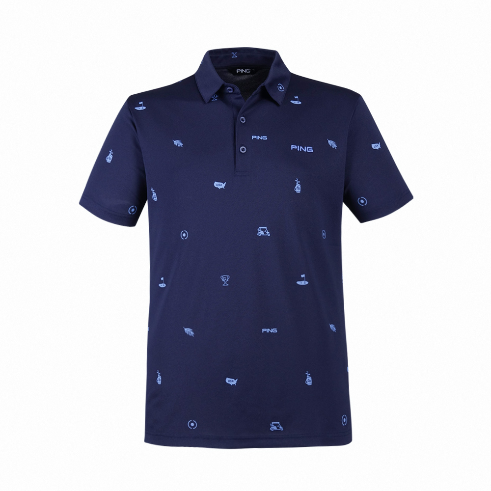 PING 美國 網眼吸濕排汗抗UV POLO衫 男款 (3色) 吸濕/排汗 10PIP24191