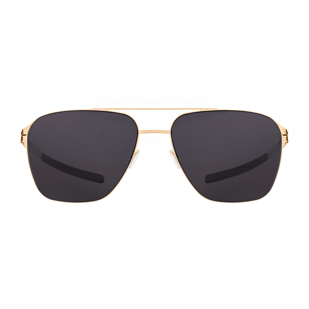 【ic! berlin】Jonathan I. Large Rose Gold 飛行員太陽眼鏡♥