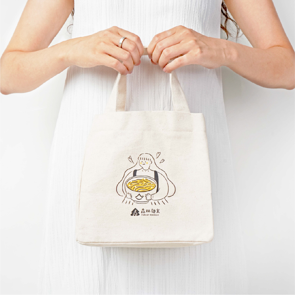 港澳｜森林公益｜家扶幸福小舖｜麵帶幸福｜愛心拌麵5包入｜帆布提袋組