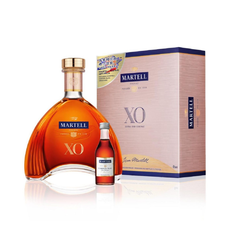 馬爹利 X.O.干邑白蘭地 700ml + 藍帶酒辦 50ml (行貨) [004847H]