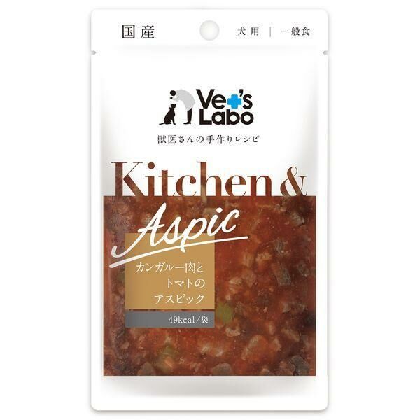 Vet's labo Kitchen & Aspic 犬用 袋鼠肉蕃茄肉凍 80g