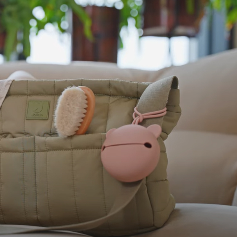 荷蘭Jollein 矽膠奶嘴收納盒-Wild Rose