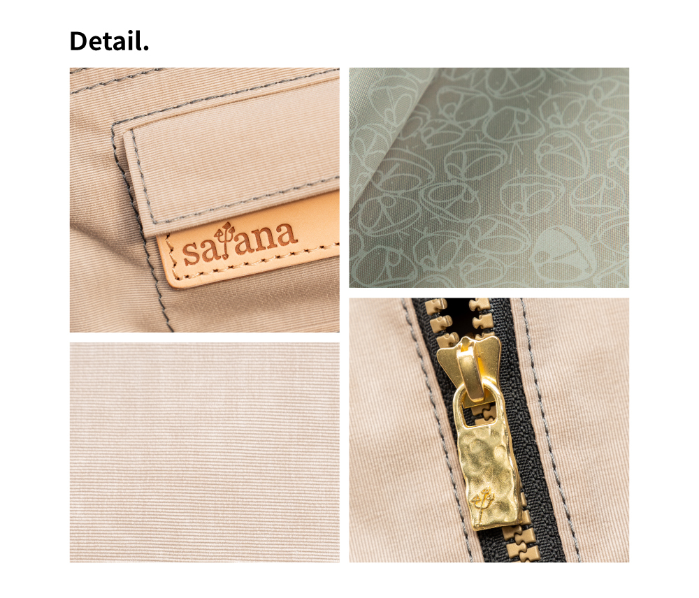 satana Soldier 趣遊漫步肩背包 奶茶色 SOS3050-419 細節特寫照