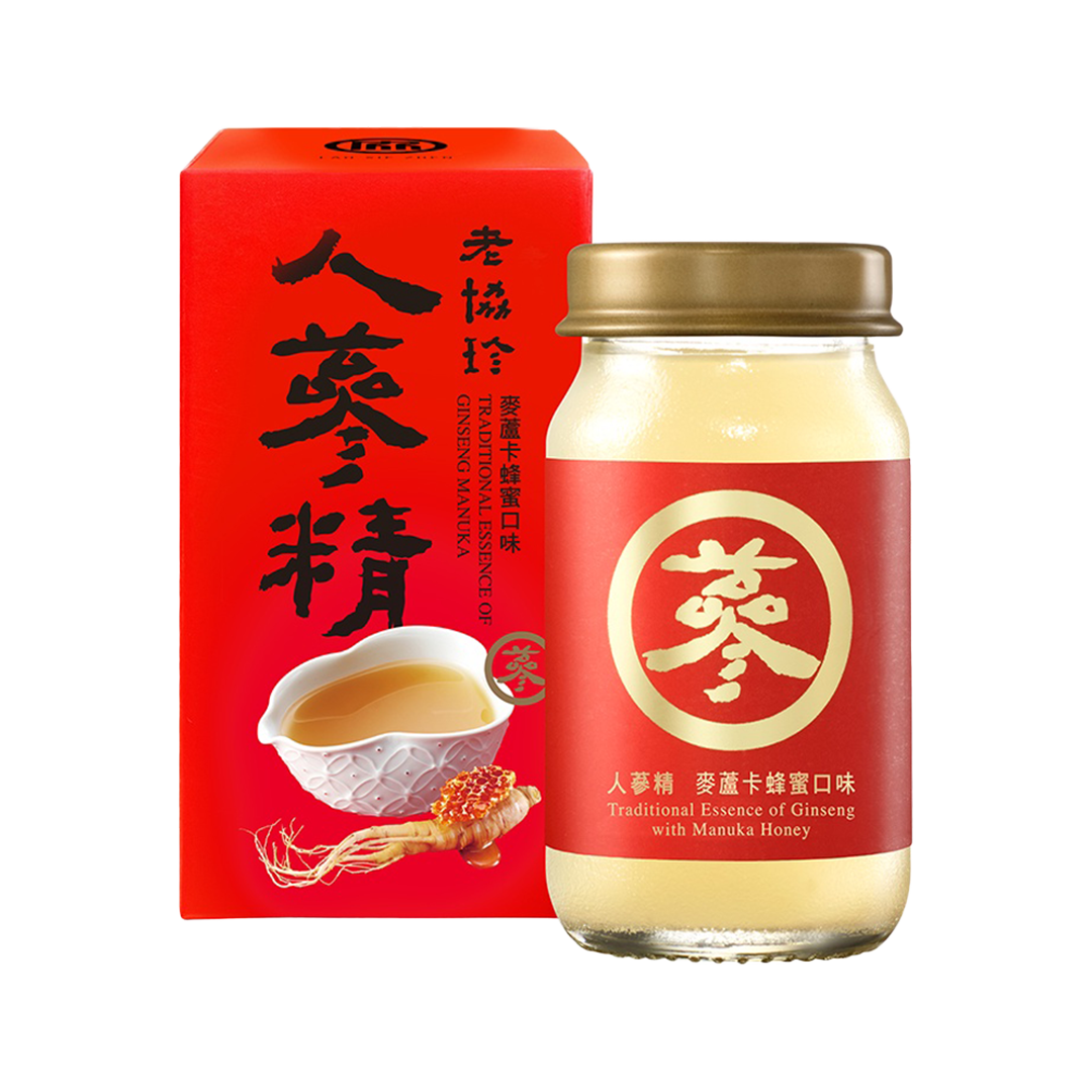 老協珍 人蔘精 (麥蘆卡蜂蜜味) 60ml 1入（EXP4-11）
