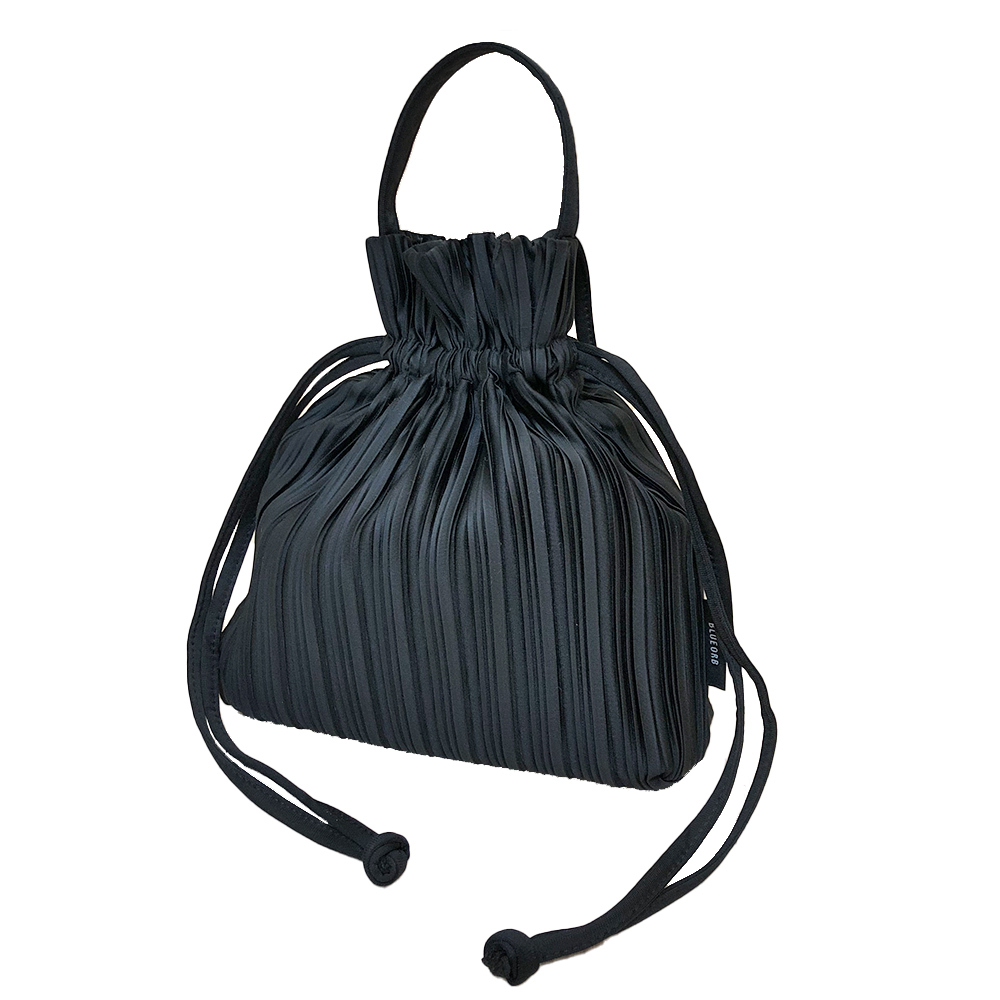 BLUEORB  |Two way Ribbon Tote  | 手提包 側背包 黑色