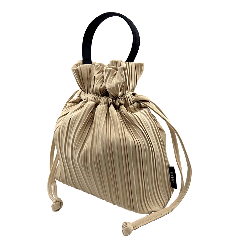 BLUEORB  |Two way Ribbon Tote  | 手提包 側背包 香檳金色