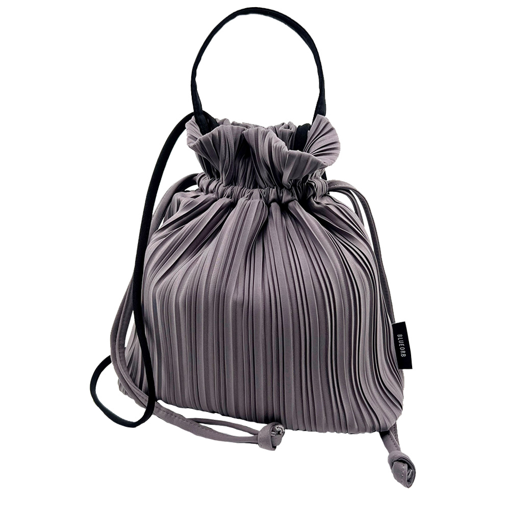 BLUEORB  |Two way Ribbon Tote  | 手提包 側背包 薰衣草灰色