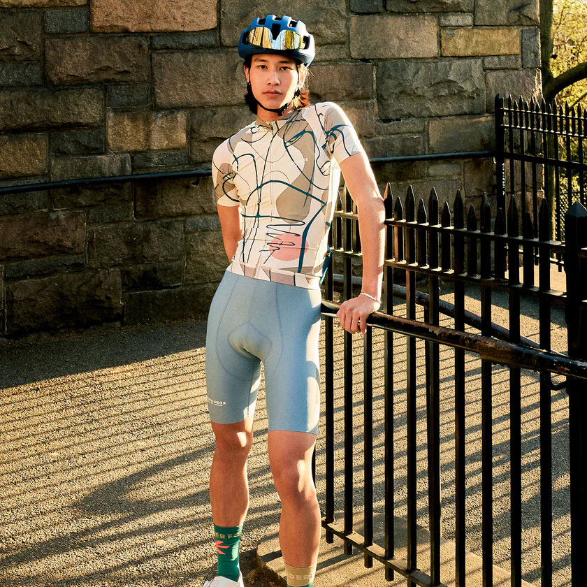 Edwonder Eclectic Cycling Jersey Sand