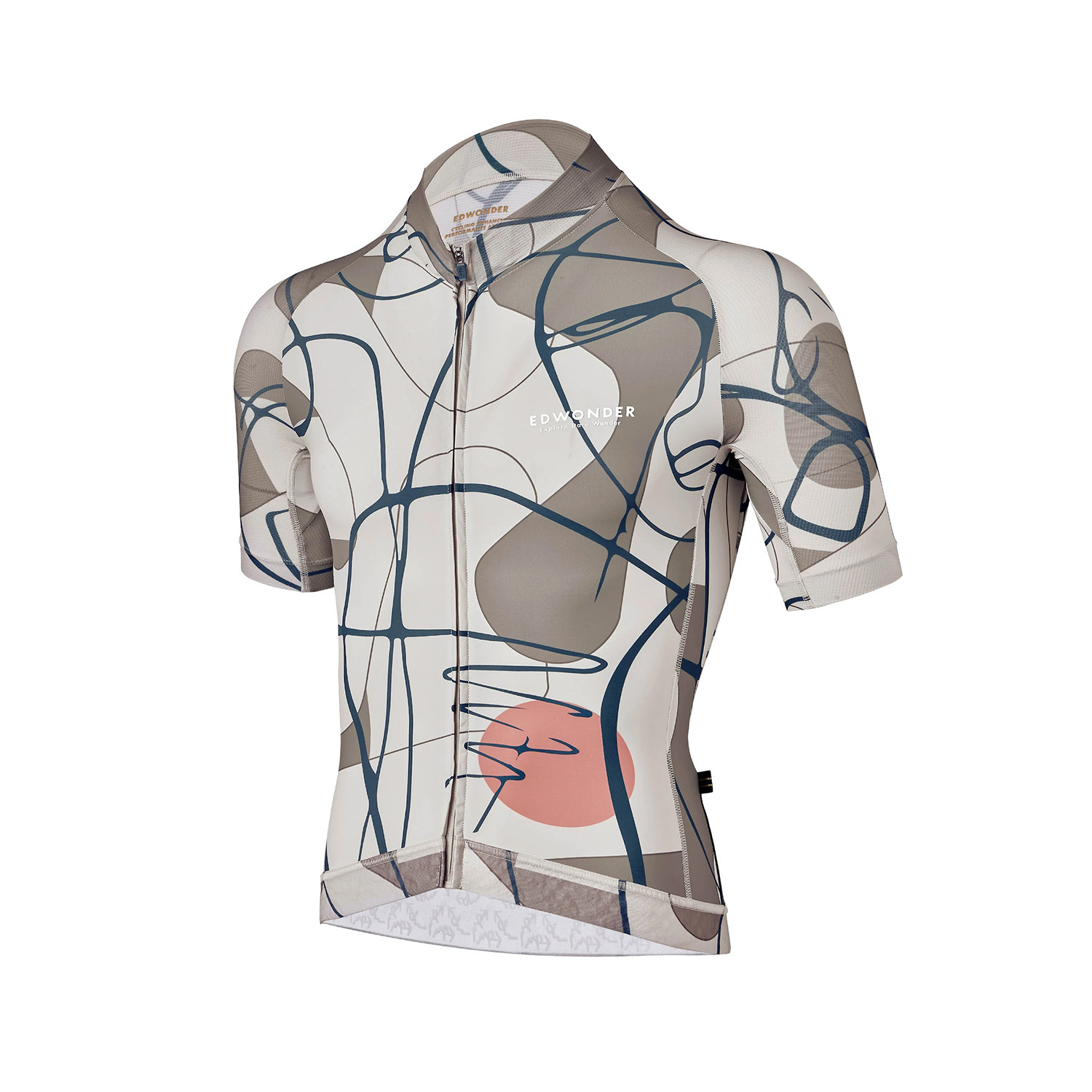 Edwonder Eclectic Cycling Jersey Sand