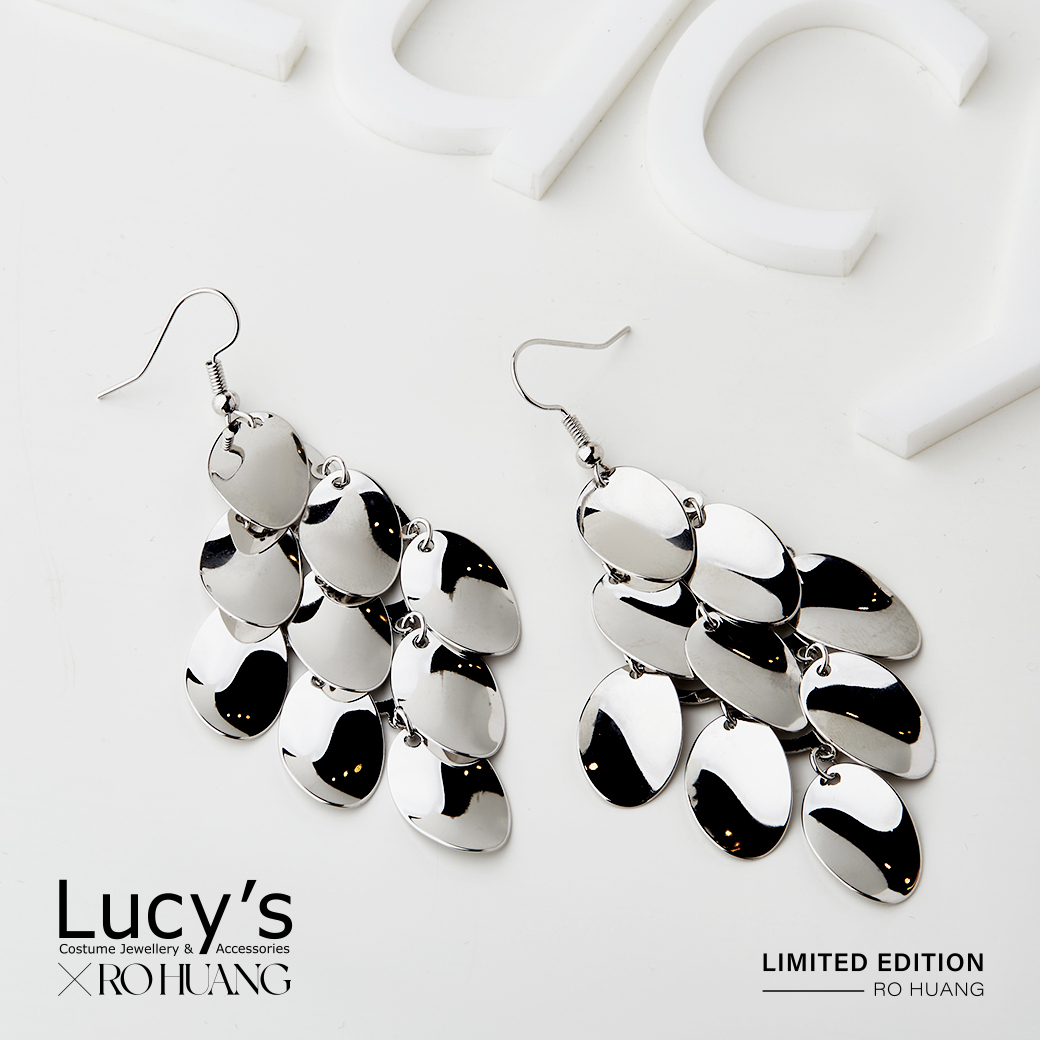 Lucy's X RO HUANG．耳勾耳環 (二色) (118985/118986)