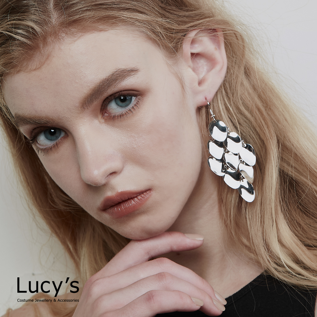 Lucy's X RO HUANG．耳勾耳環 (二色) (118985/118986)