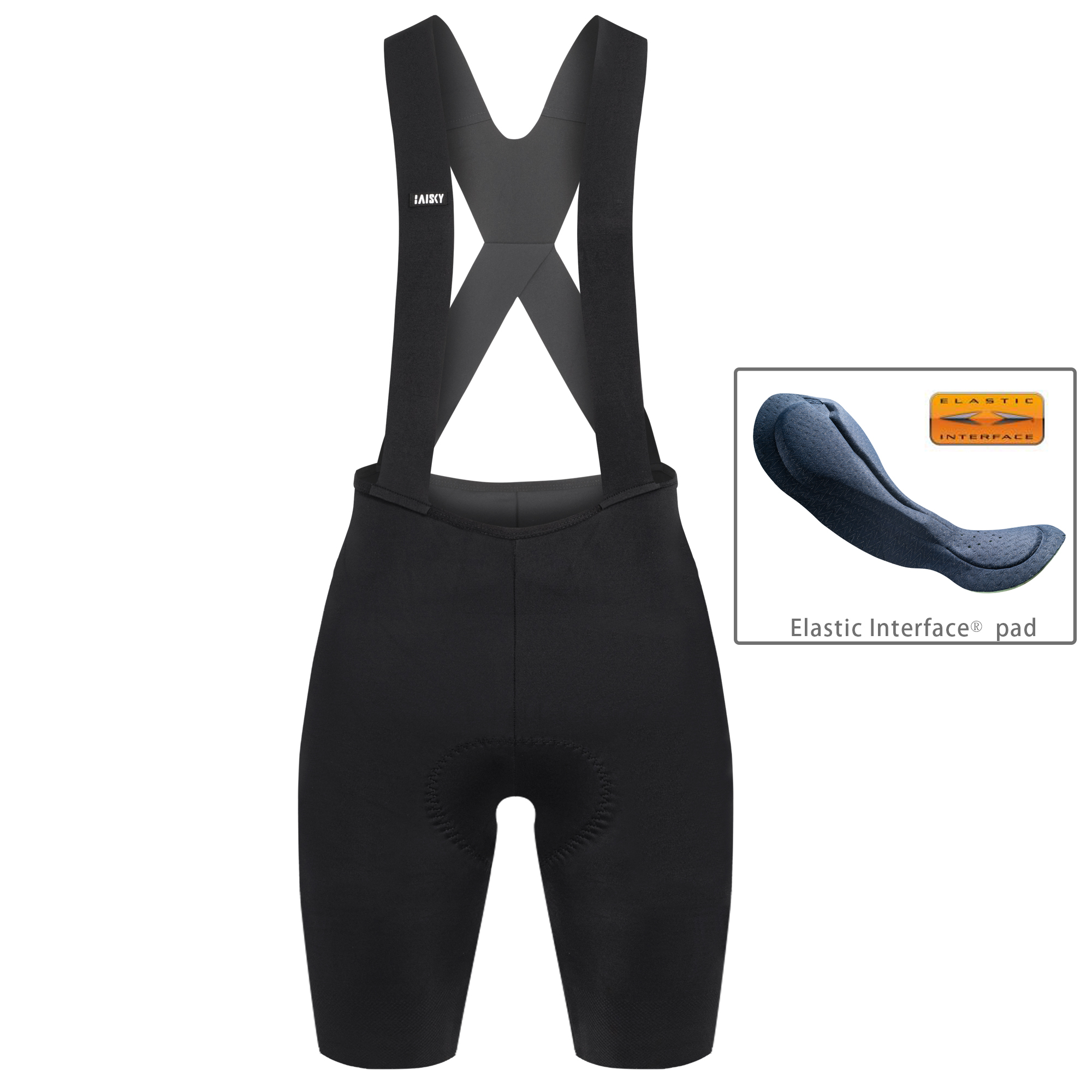 男款吊帶短褲 風行 黑