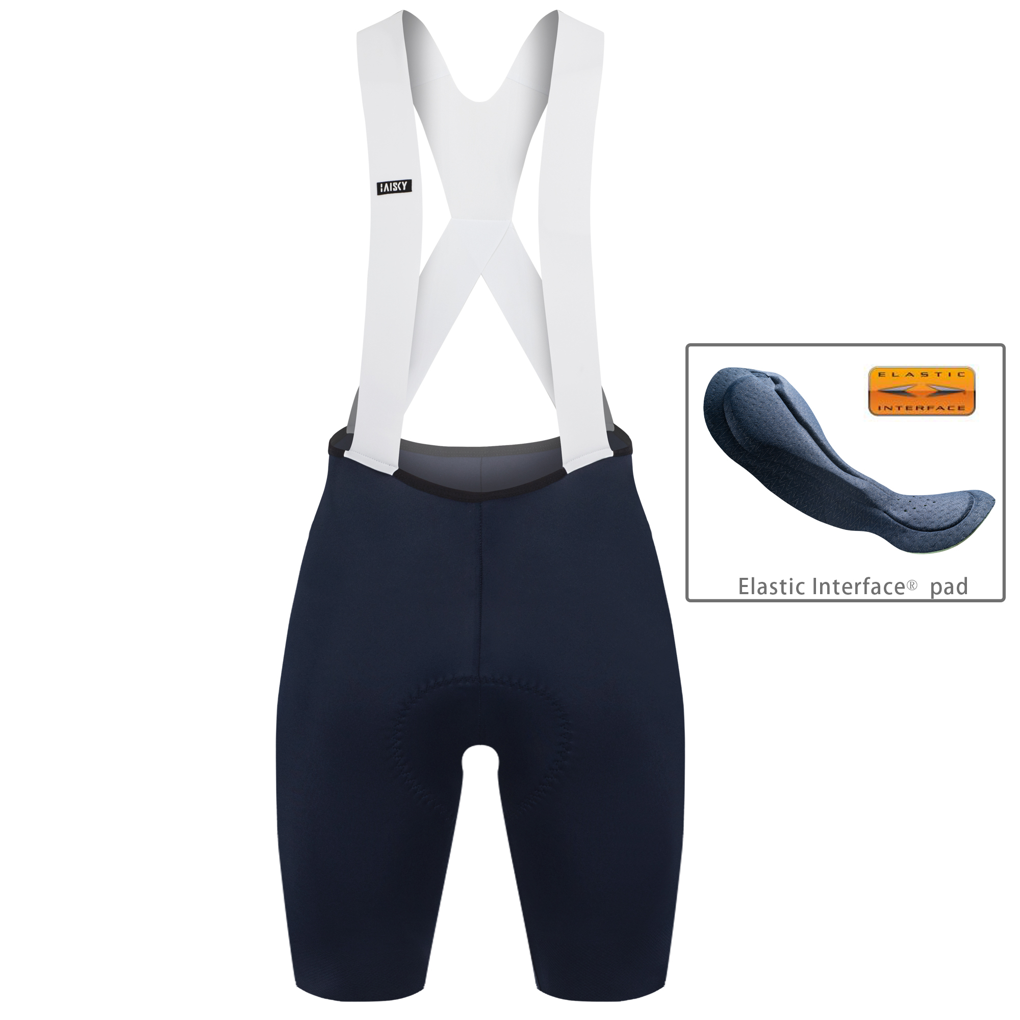 男款吊帶短褲 風行 深藍