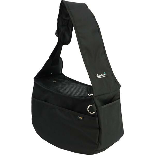 HappyDays 寬肩帶寵物袋 黑色 承載4公斤