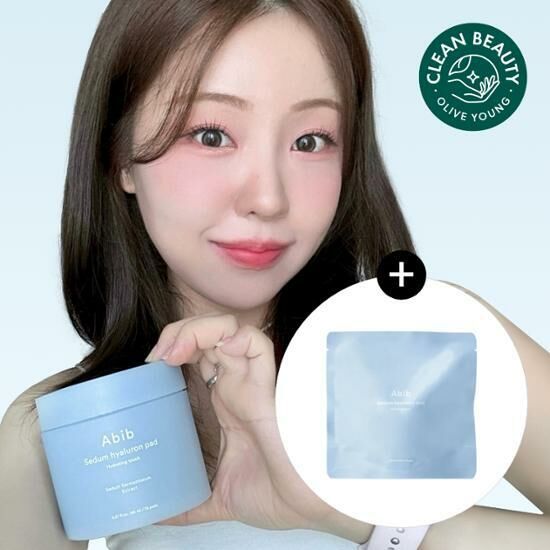 Abib Sedum Hyaluron Pad Hydrating Touch [75PCS] [Olive Young Double Planning Set]