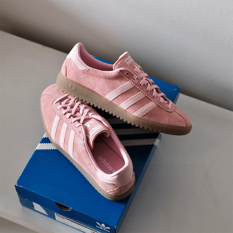 <國外預購> Adidas Bermuda Glow Pink 馬卡龍 蜜桃粉 粉紅 粉 焦糖底 復古 德訓鞋